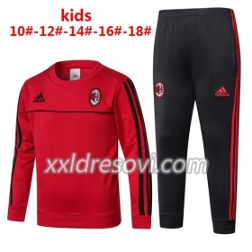 Dječji AC Milan Komplet Sweatshirts 2017-18 Crvena